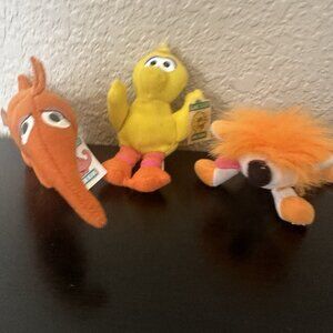 Vintage Kellogg’s Mini Beans Sesame Street 90s Barkley Dog Big Bird‎ Snuffy 1999